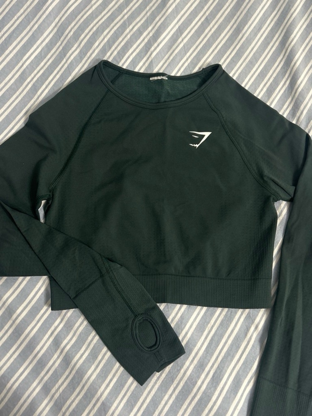 Gymshark Vital Seamless Green Longsleeve Crop